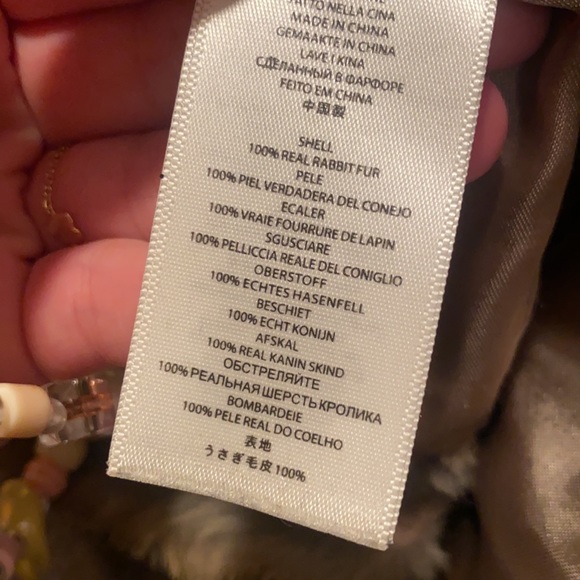 Michael Kors rabbit vest - Picture 9 of 9